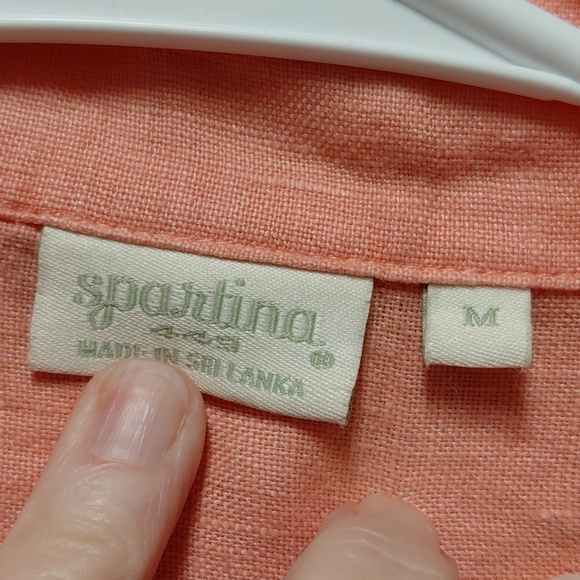 Spartina 449 Coral Utility Jacket with Drawstring Waist - Picture 3 of 4